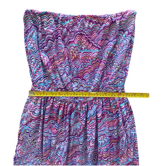 Vintage Perfection Fit By Roxanne Womens Strapless Pool Swim Dress Size Medium - Picture 11 of 16